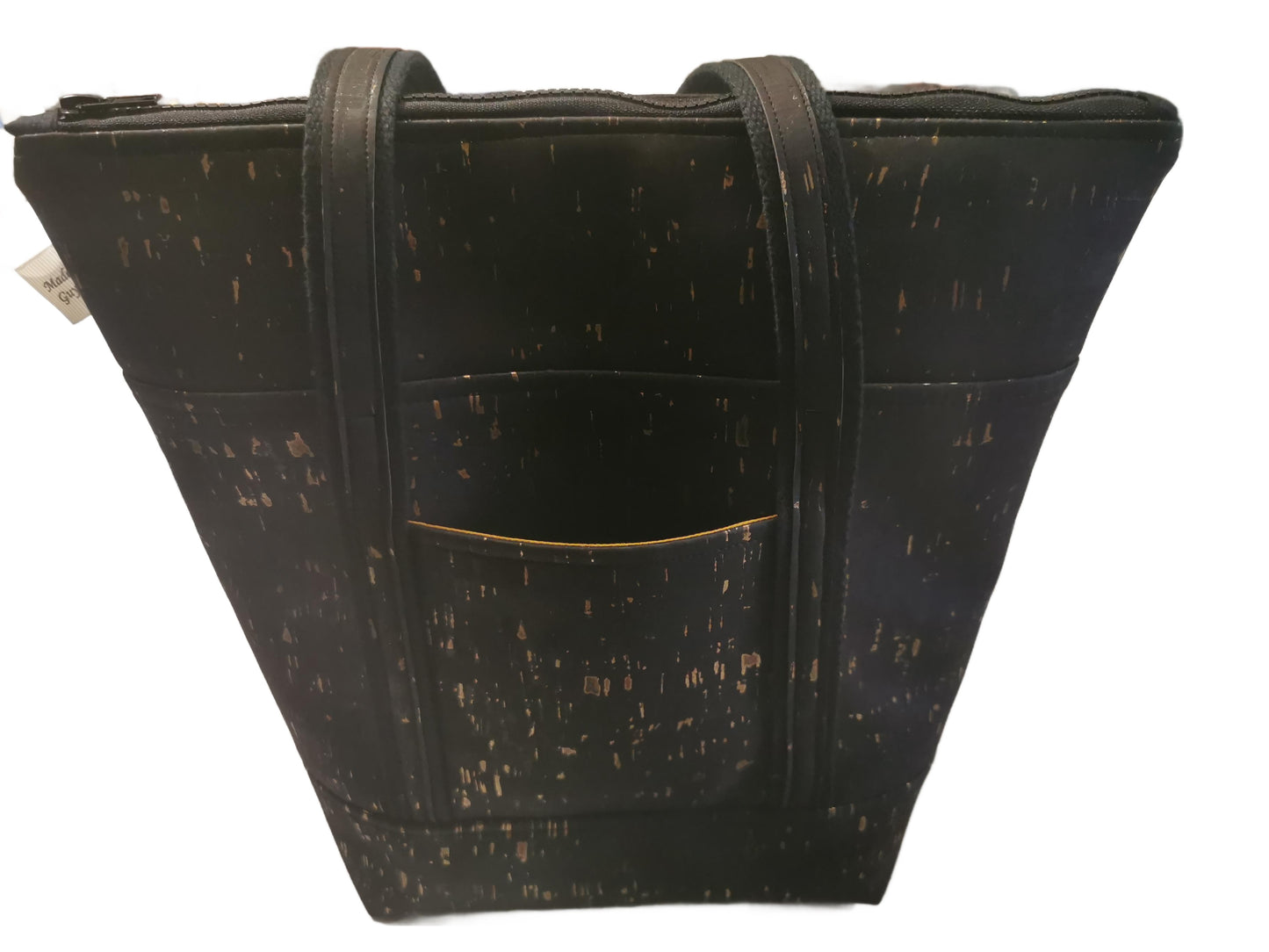 Sac cabas Liège noir et or