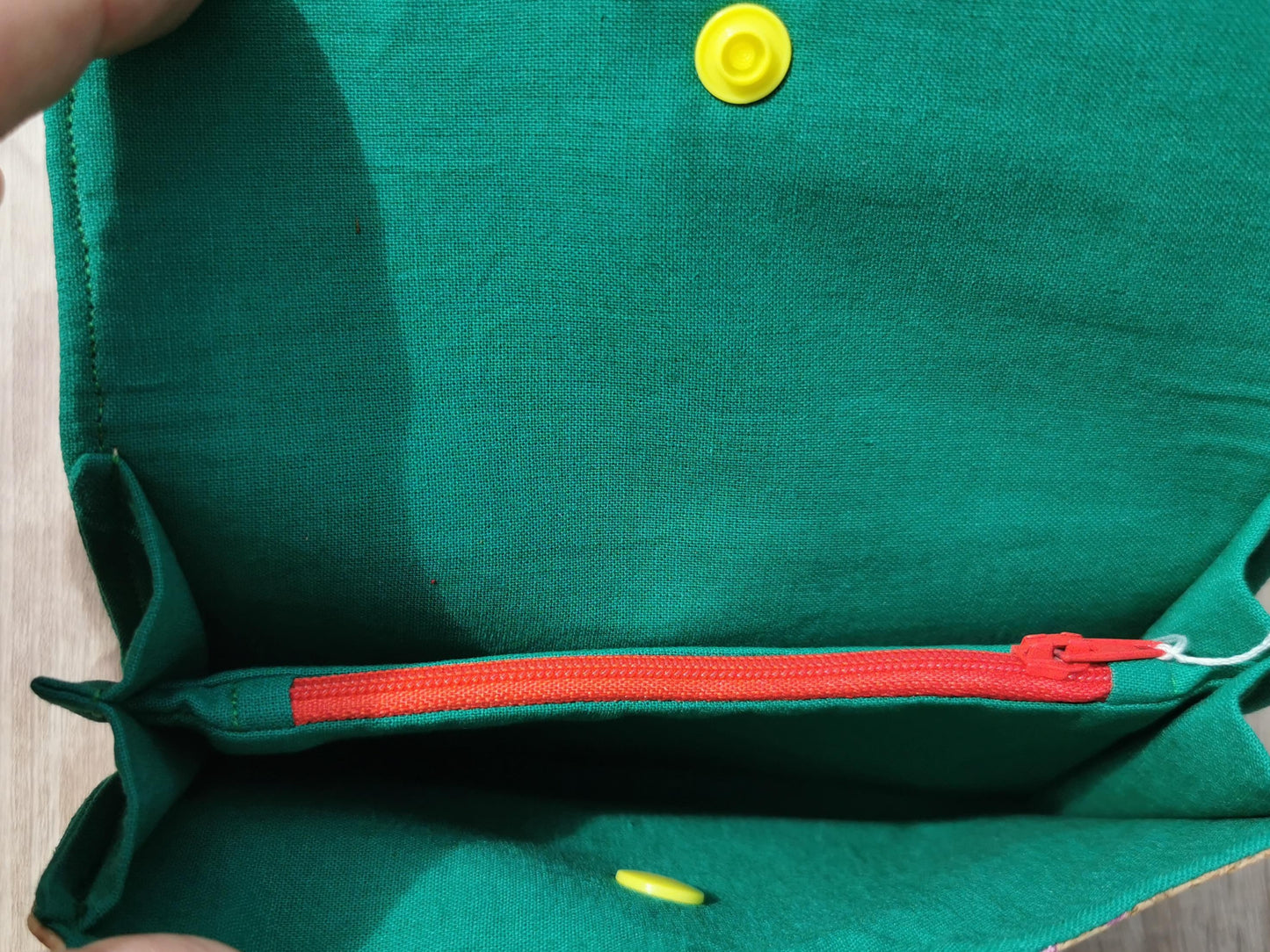 Grand cabas en tissu de liège bicolore