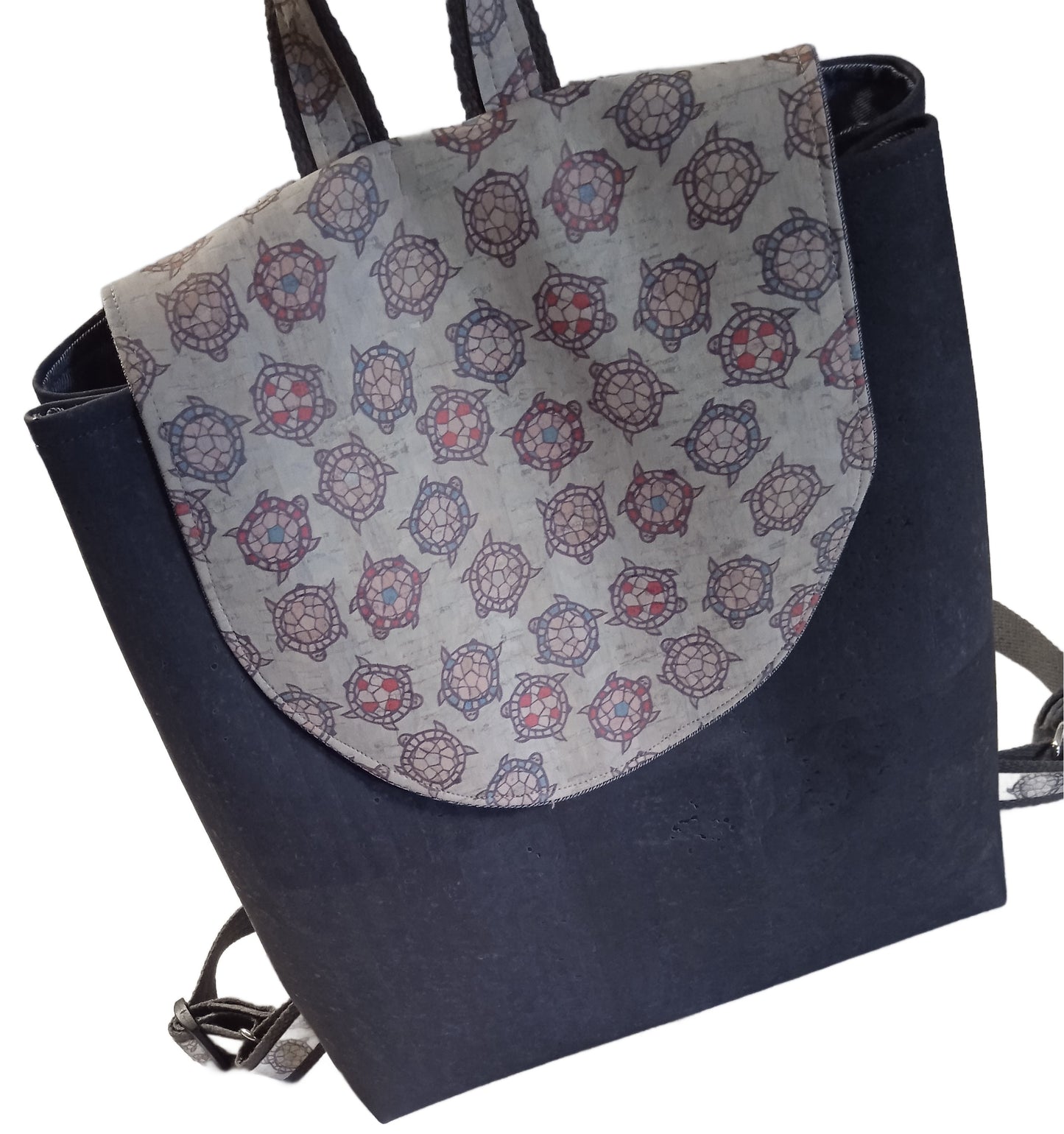 SAC A DOS BLEU RABAT TORTUES