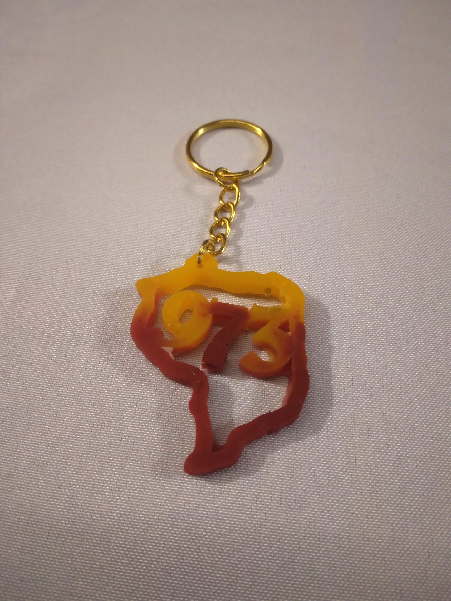 Porte clefs à l'effigie de la guyane